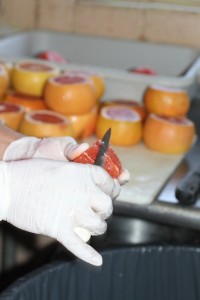 Sectioning-grapefruit sectioning grapefruit