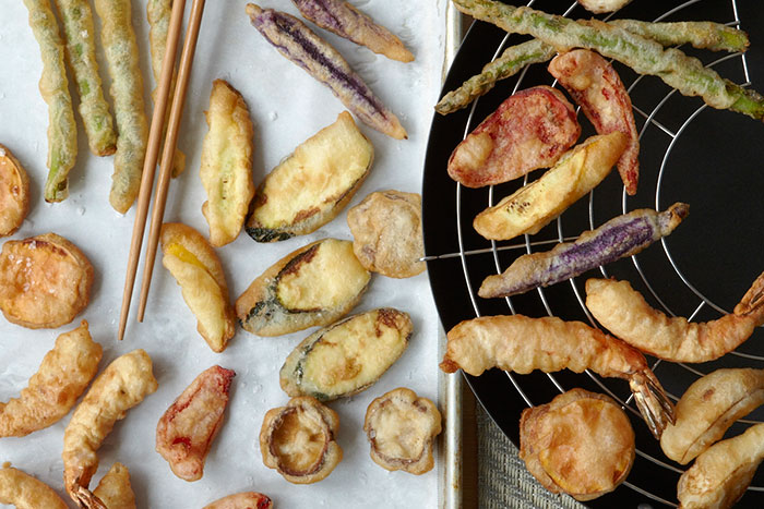 Mexican Beer Battered Tempura recipe L:ght and delicate Mexican beer battered tempura