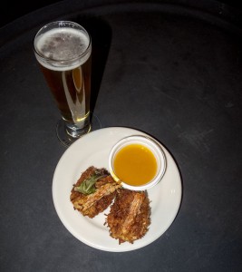 Wasatch Brew Pub beer and shrimp Wasatch Brew Pub beer and shrimp, Park City Utah