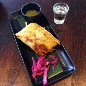 They make big, banana leaf wrapped tamales too.