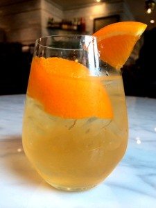 Midnight in Paris Cocktail Midnight in Paris features Finnriver Cider from Washington.