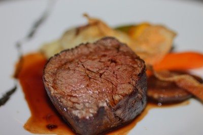 The chef at Fairmont Le Chateau Frontenac uses local products like this delicious beef.