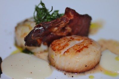 This delicate scallops left me swooning.