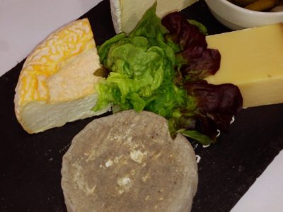 Champagne pairs well with cheeses.