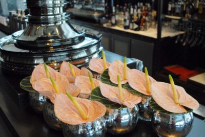 Even the drinks at Okura are gorgeous. Photo Nancy Zaffaro.