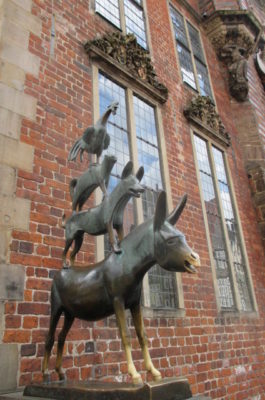 Musician statue Bremen