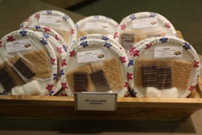 Nice touches like s'mores fixin's give this hotel a B&B feel.