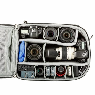 Photographers can safely carry everything they need--and more--with the Airport Commuter.