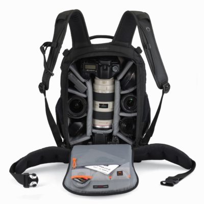 Body-side access makes the Flipside quick and easy to use.