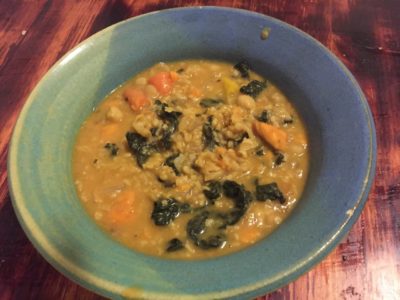 chickpea veggie soup