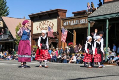 home town Basque parade
