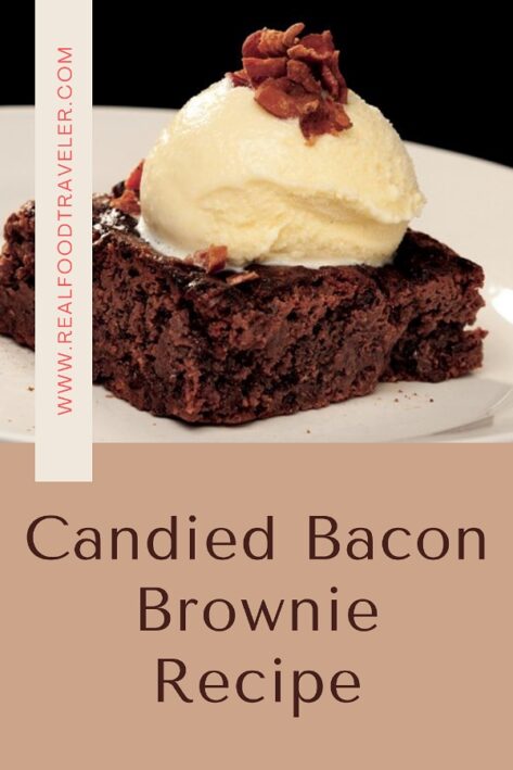 Candied Bacon Brownie