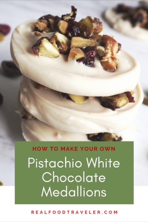 Make these Pistachio White Chocolate Medallions for the holidays.