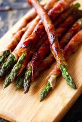 Grilled asparagus