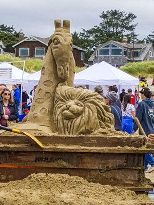 Cannon Beach Sand Castles
