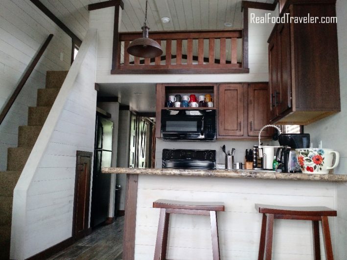 Camping feels luxe in a cabin at CreekFire Motor Ranch.