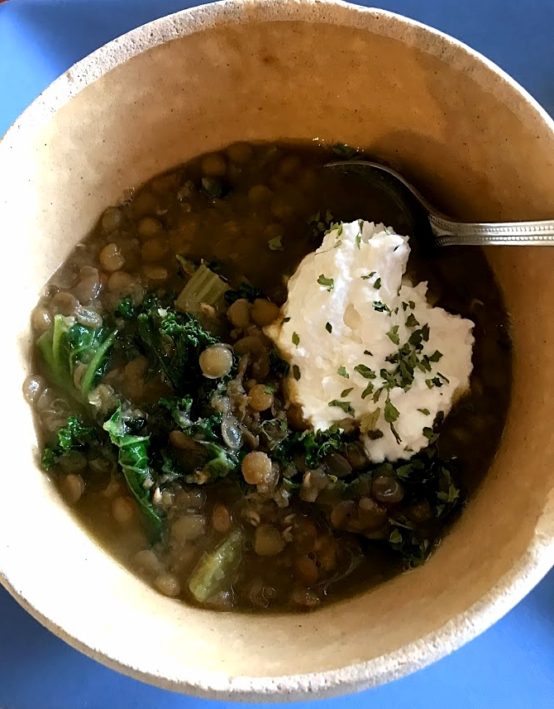 Lentil Soup with Kale from The Chef and the Slow Cooker.