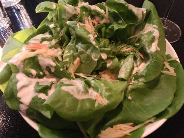Bibb lettuce salad from Faun restaurant.