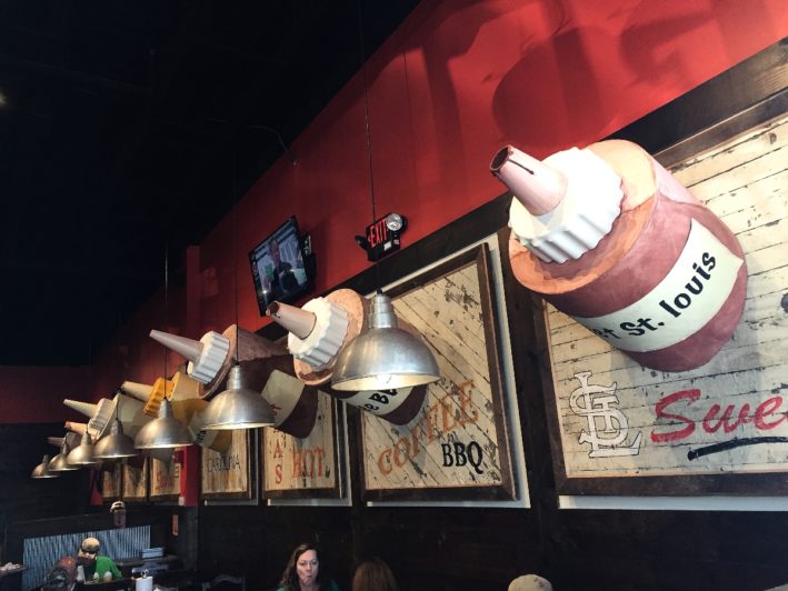 Sugarfire Smoke House decor in St. Louis.