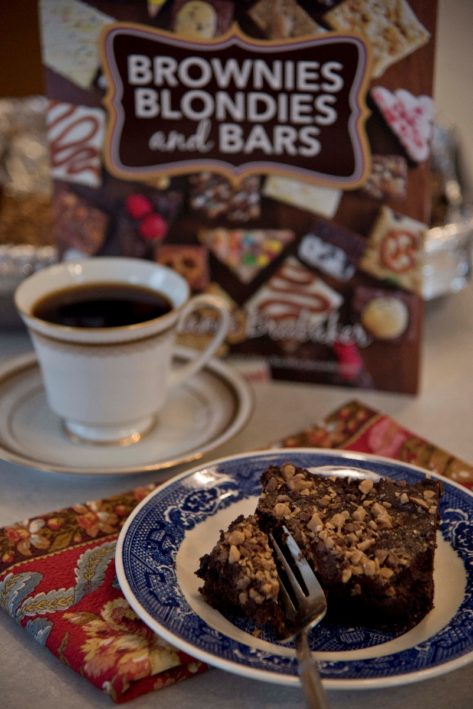 Brownies made with the book Brownies, Blondies and Bars.