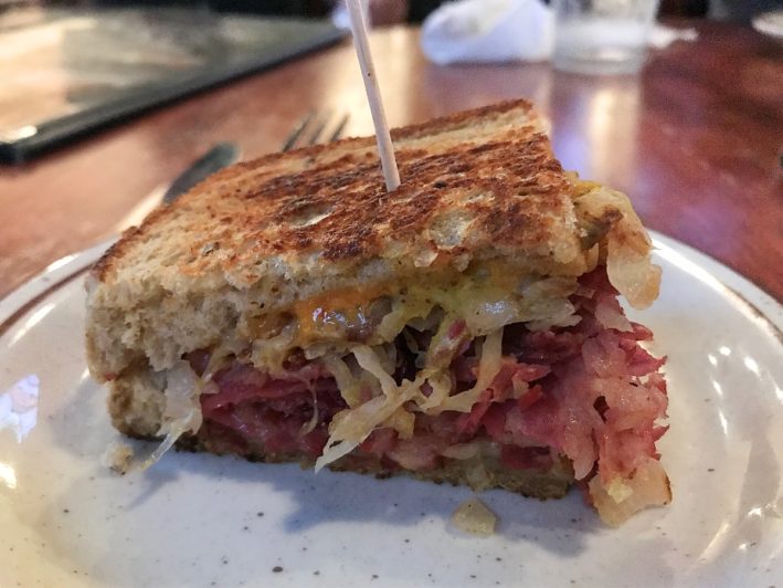 Where to eat in Roanoke Virginia - a sandwich from Corned Beef & Co.