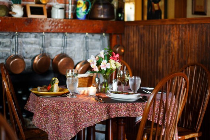 Dine at The BellHouse Restaurant, in a traditional 1902 home.