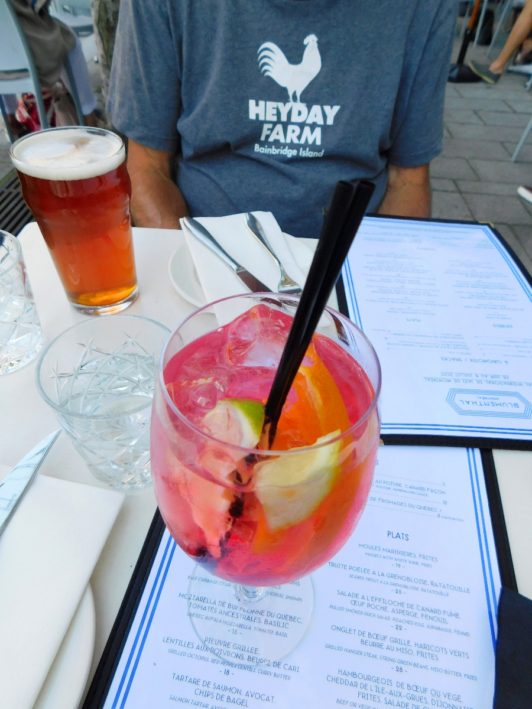 Summer Sangria recipe from Blumenthal restaurant in Montreal.