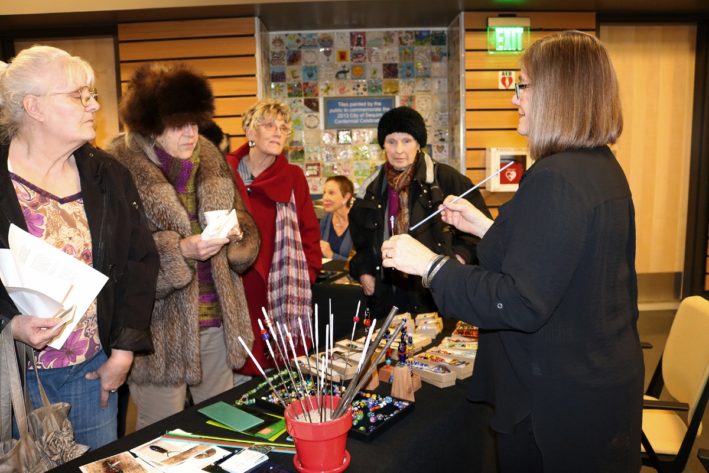 A Night on the Town in Downtown Sequim includes art demos.