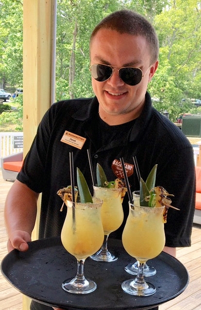 Happy camping at Massanutten Resort means smoked pineapple jalapeno margaritas.