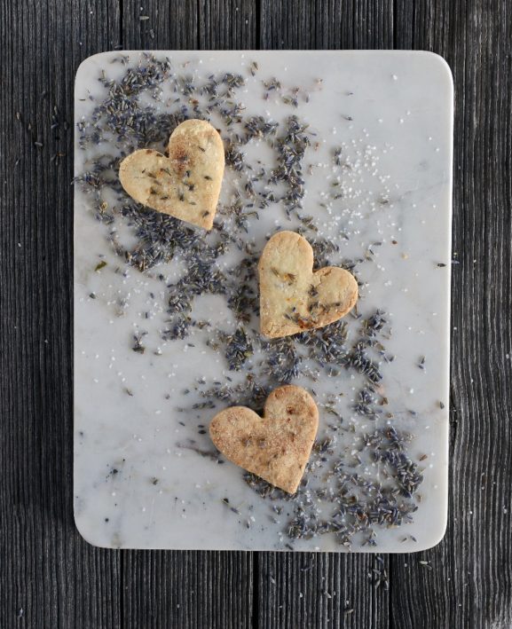 Julie's lavender shortbread cookies are a way to enjoy lavender.