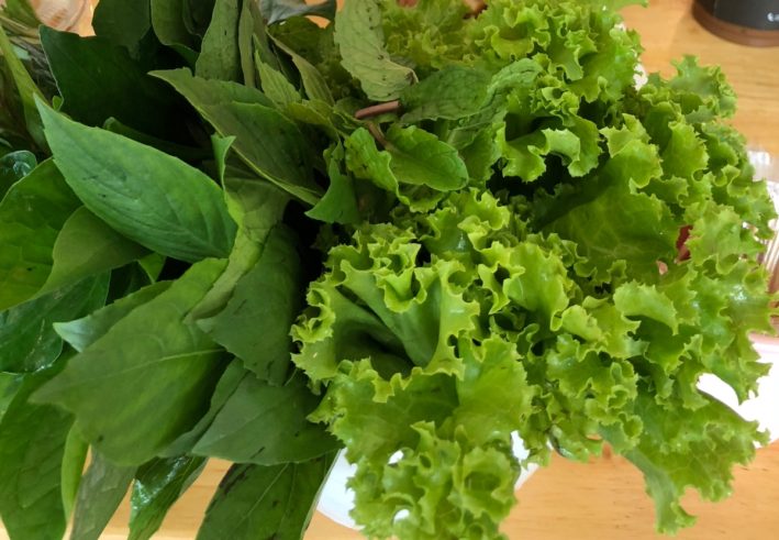 Cha Plu leaves, vegan Thai food by region.