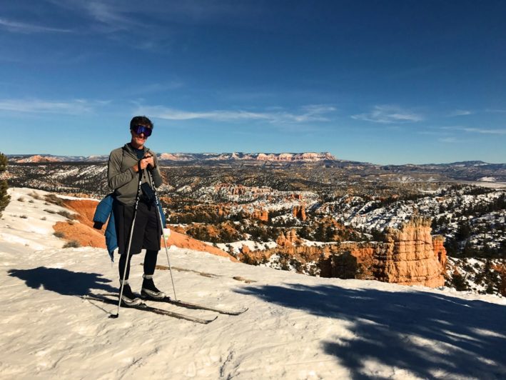 Southern Utah - nordic skiing in Bryce Canyon.