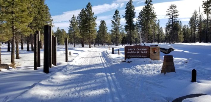 Southern Utah - no crowds in winter in Bryce Canyon