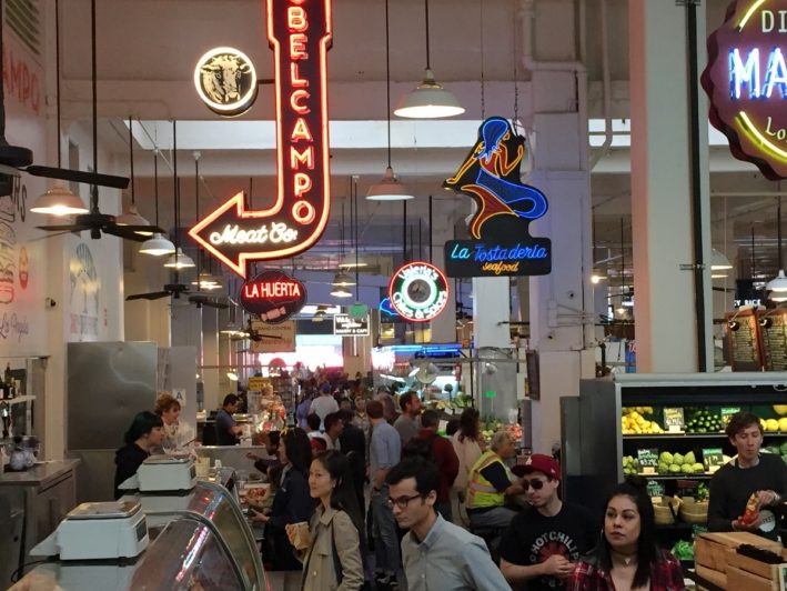 Eat local at Grand Central in LA.
