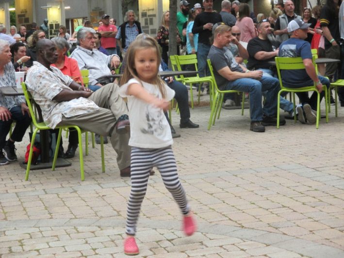 Wear your dancing shoes to NOMA plaza in Greenville, SC.
