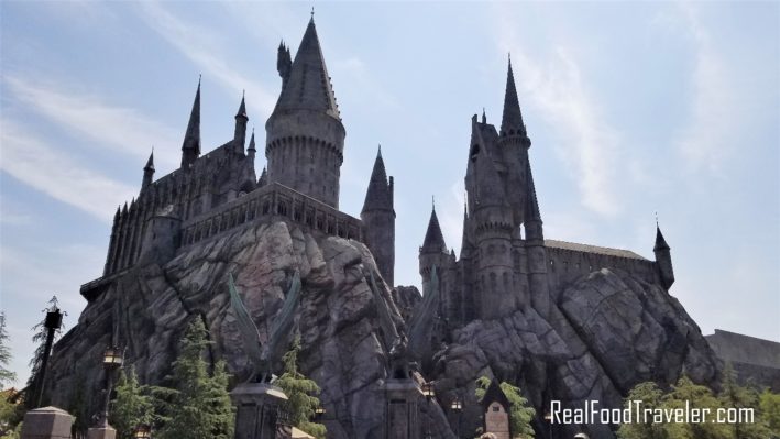 Look! It's Hogwarts at the Wizarding World of Harry Potter.