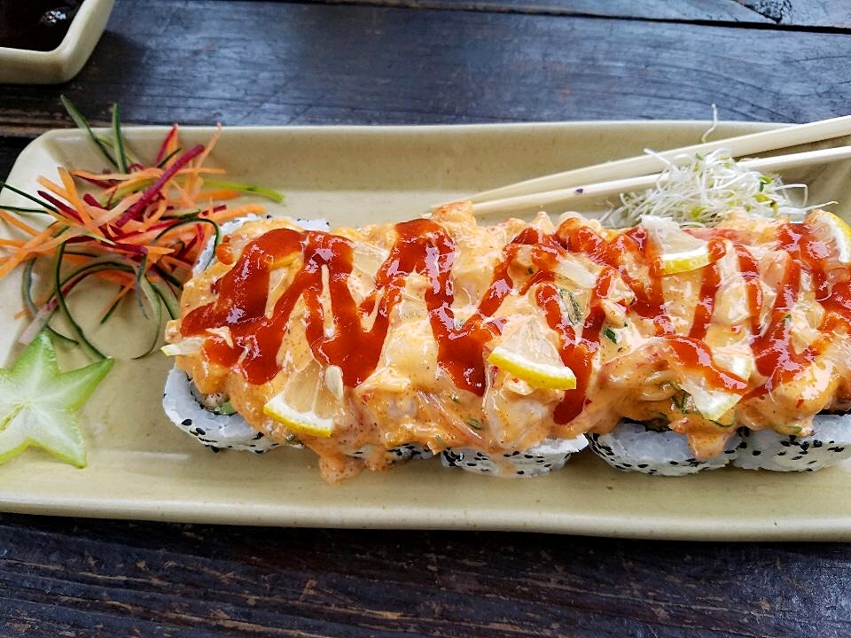 Sushi in Valle de Bravo.
