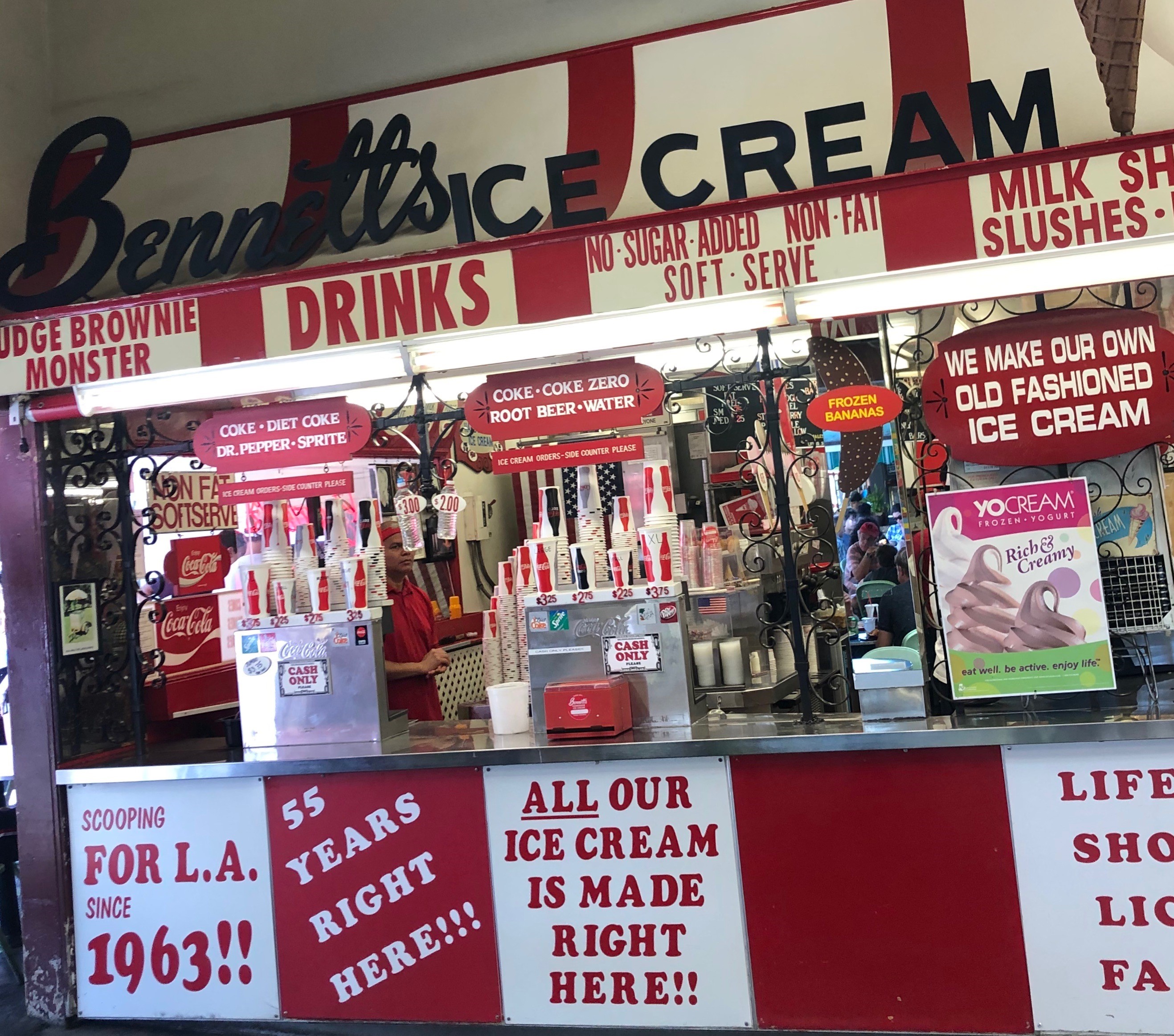 Bennett's Ice Cream in LA.