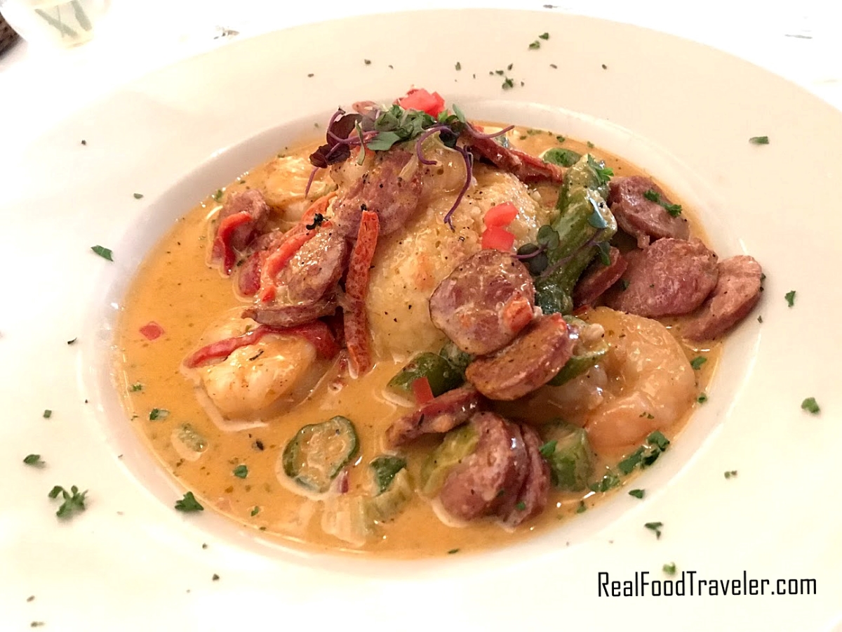 Creamy gumbo at Twigs