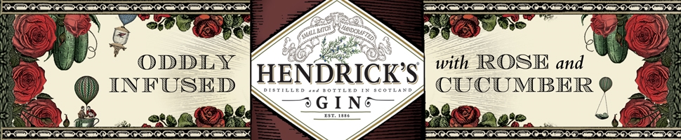Hendrick's Gin bottle label