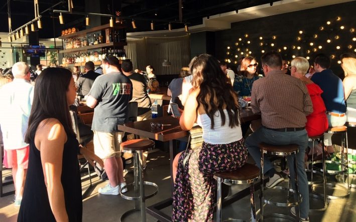 Diners at Outlook Kitchen.