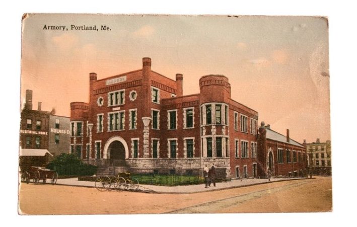 Where to stay in Portland, Maine - an old photo showing the Regency.