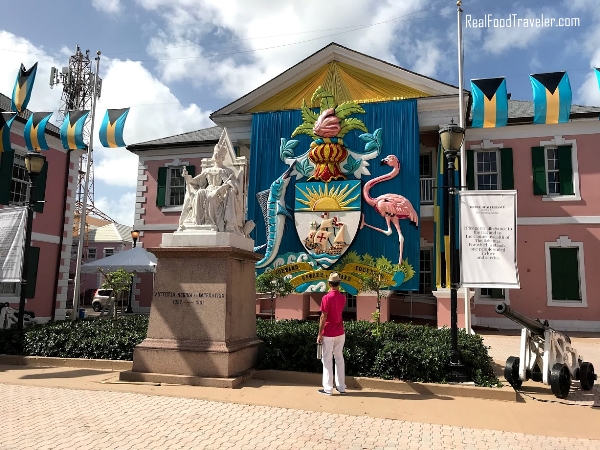 Government building in Nassau while on a Norwegian Cruise.