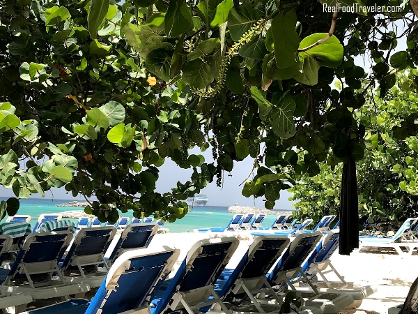 View from Great Stirrup Cay, Norwegian's island.