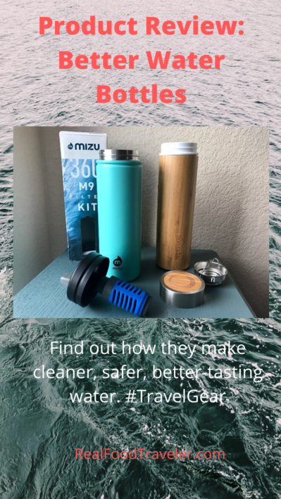 Water bottle review pin for Pinterest.