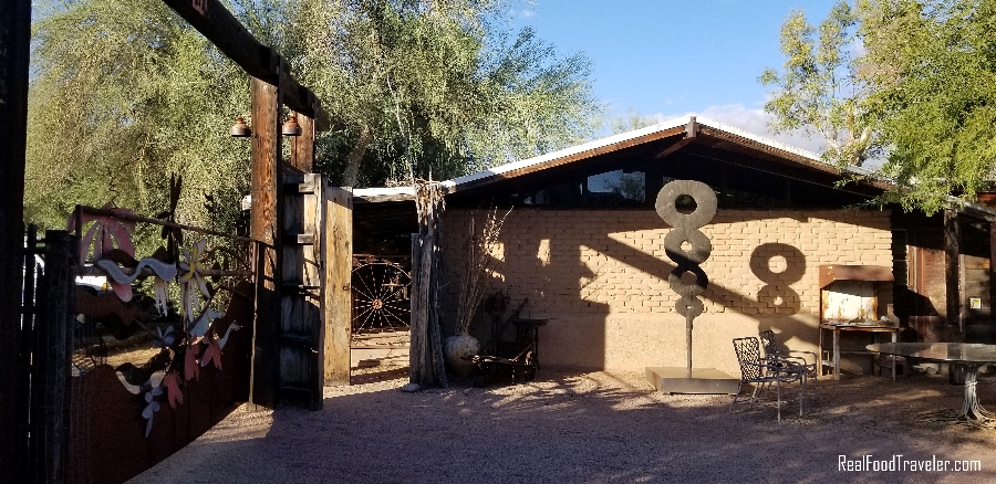 Cattle Track's yard for working artists in Scottsdale, AZ