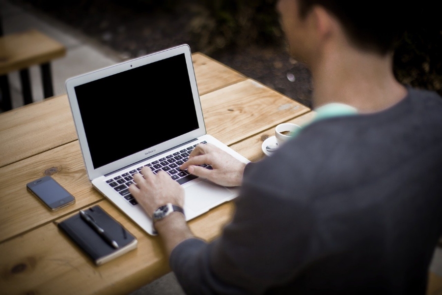 Go work in a "cafe," i.e. your patio table out back, or at the kitchen counter when you work from home.