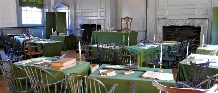 George Washington's Philadelphia includes Independence Hall.