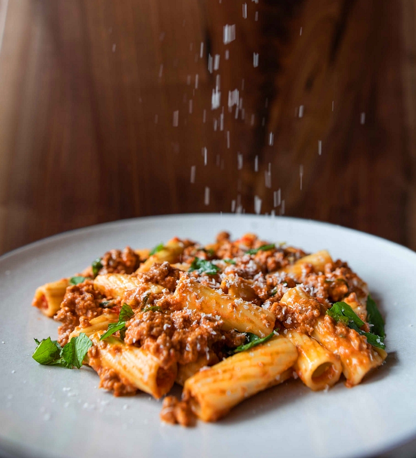 Bolognese Sauce at Sam's in Snowmass.