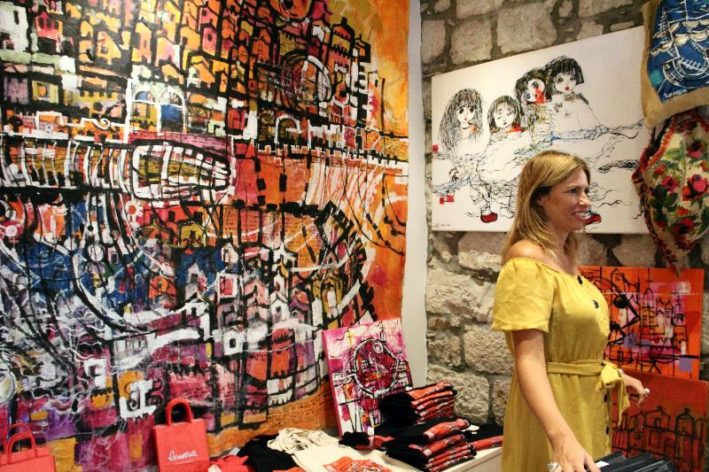 Meet the locals on a Dubrovnik food tour, including local artists.